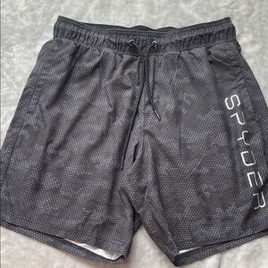 Spyder Men's Dark Gray Athletic/ swim Shorts